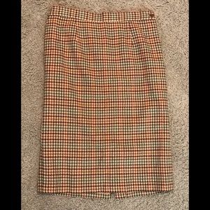 Vintage Pendleton Wool Plaid Academia skirt size 6